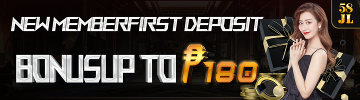 New members get bonus up to ₱180 on first deposit