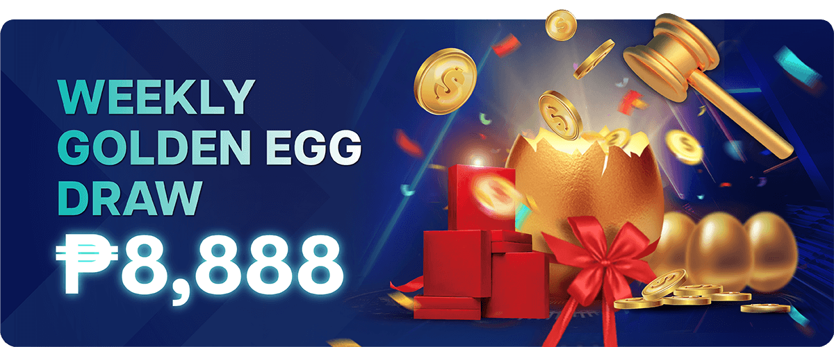 Weekly ₱8,888 Golden Egg Draw
